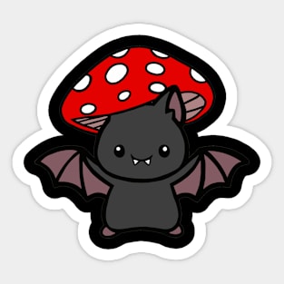 Little Bat Mushie Sticker